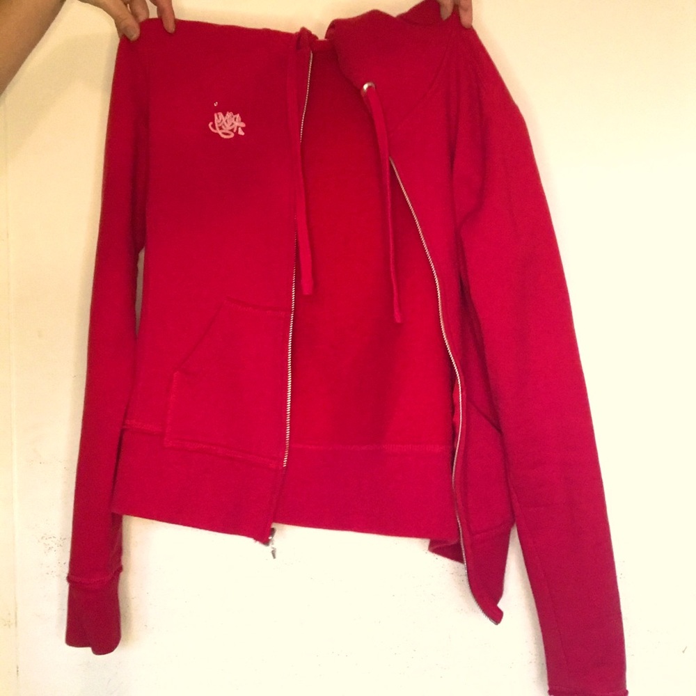 Red Roxy zip up. Good condition. Only worn once or twice.